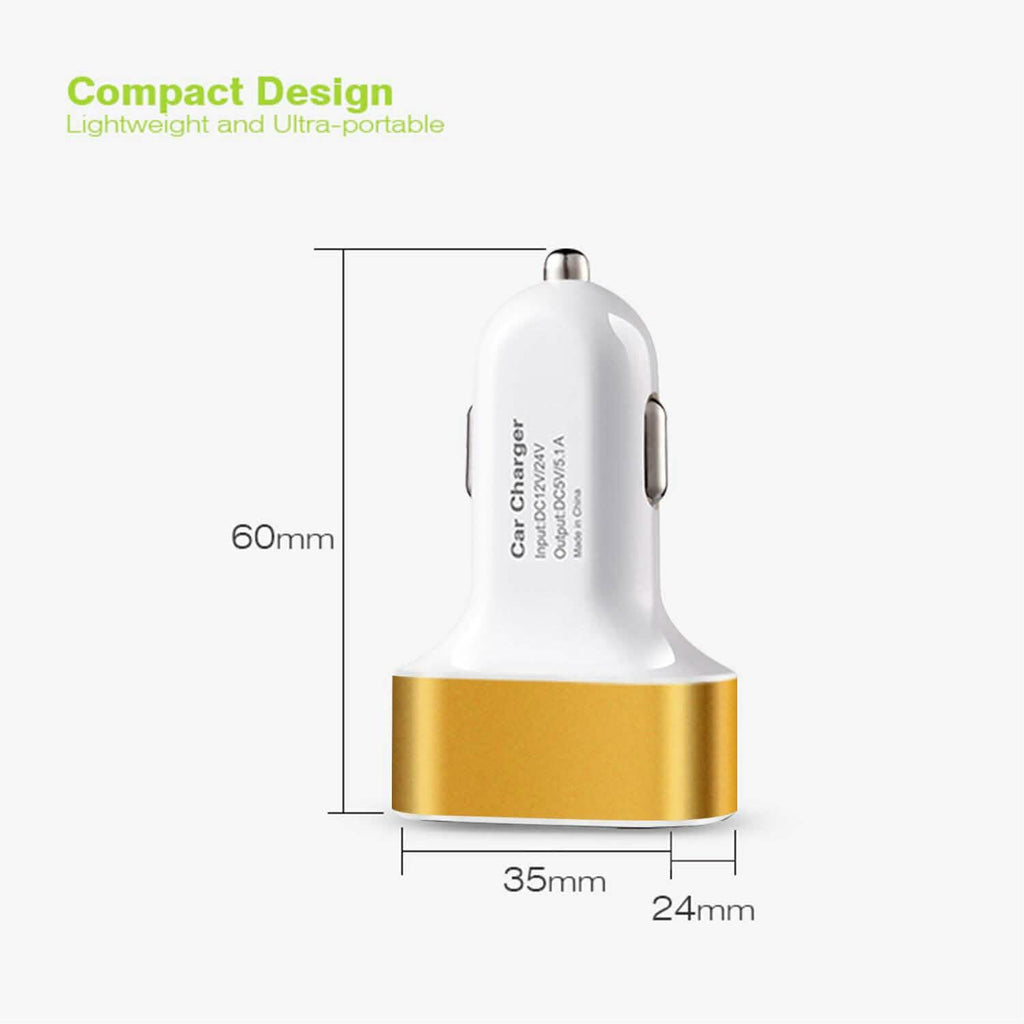 Chargeur allume-cigare USB 30W 5,5A