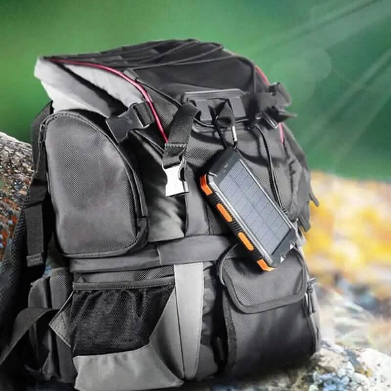 Chargeur portable USB 10000mAh batterie externe solaire pour téléphones portables et ordinateurs portables