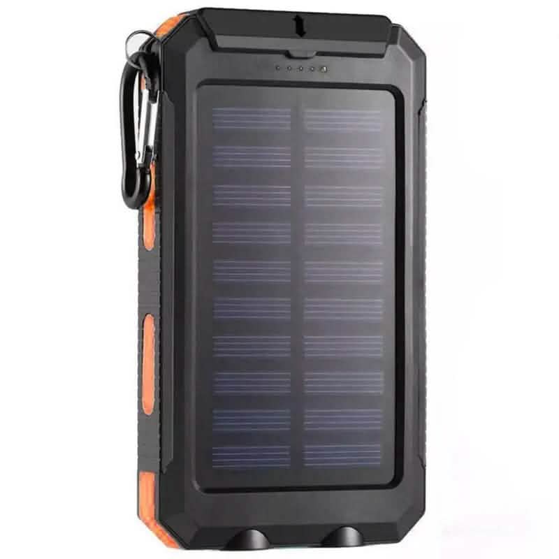 Chargeur portable USB 10000mAh batterie externe solaire pour téléphones portables et ordinateurs portables