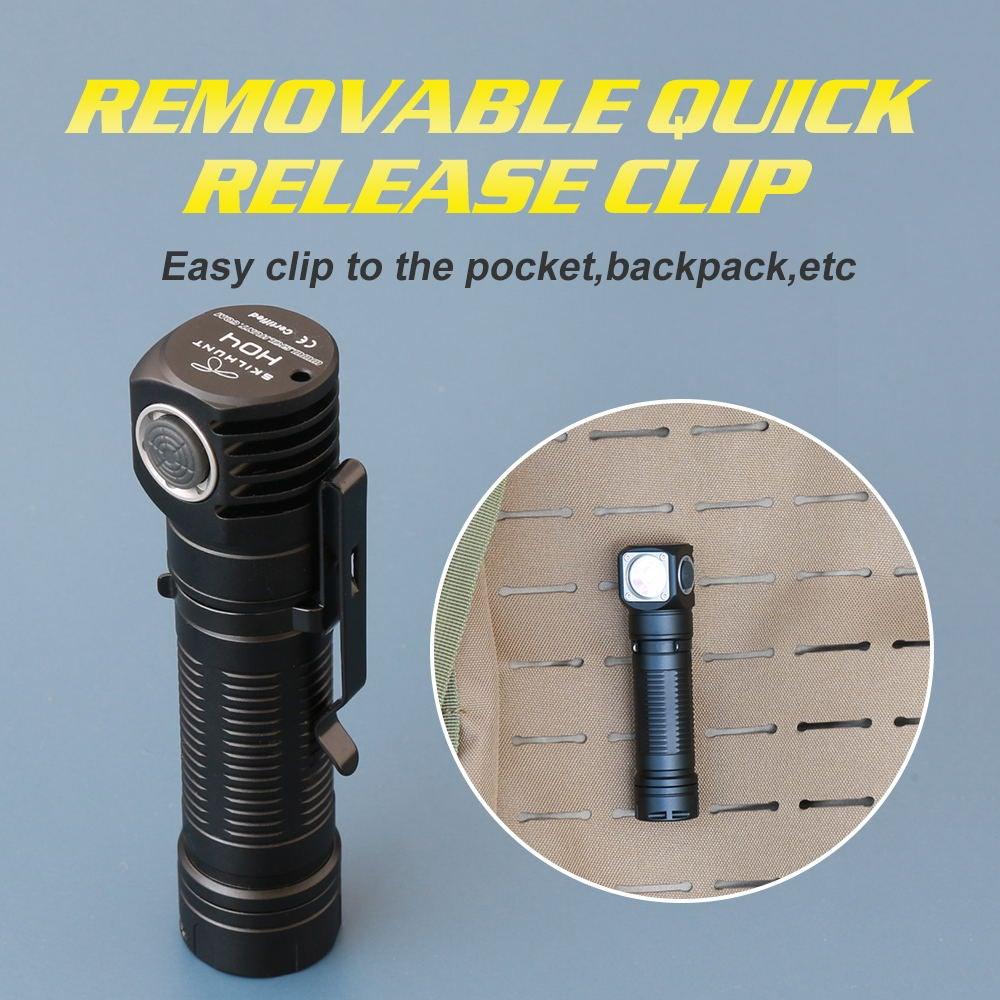 Lampe de poche tactique LED rechargeable USB réglable avec LED CREE, étanche, forte luminosité pour la maison, le camping, la sécurité, les coupures de courant