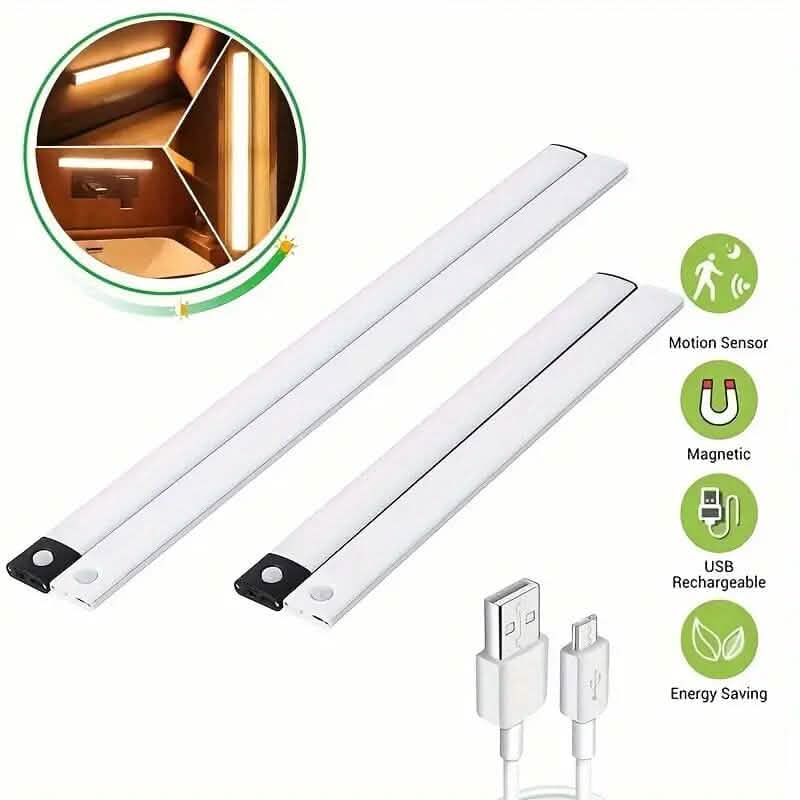 Bande LED rechargeable par USB avec détecteur de mouvement