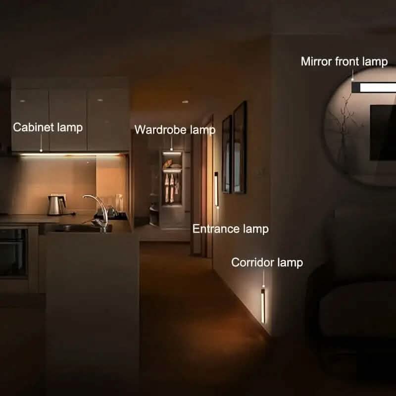 Bande LED rechargeable par USB avec détecteur de mouvement