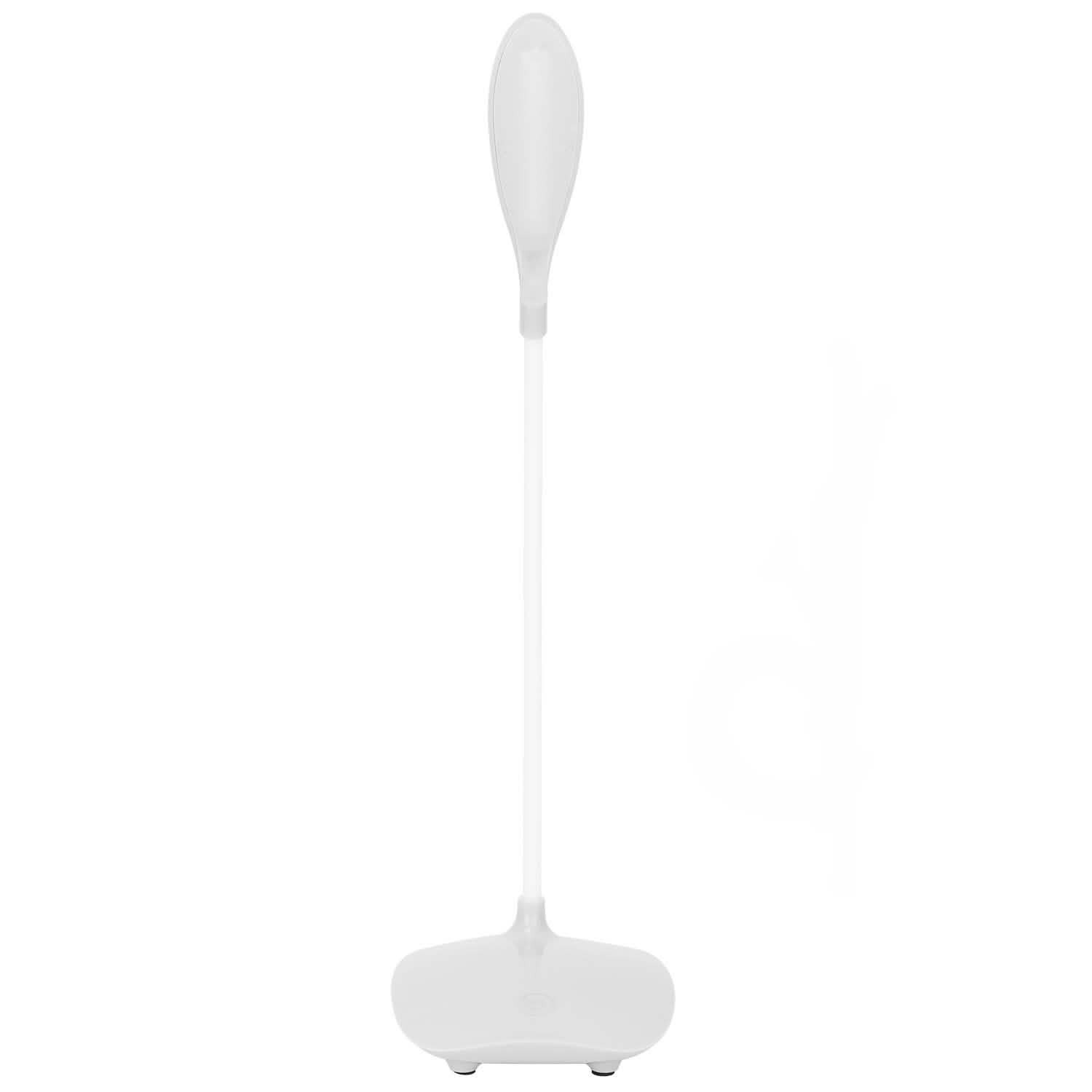 Lampe de Table Rechargeable USB, Lampe de Bureau LED Dimmable à Col de Cygne Flexible