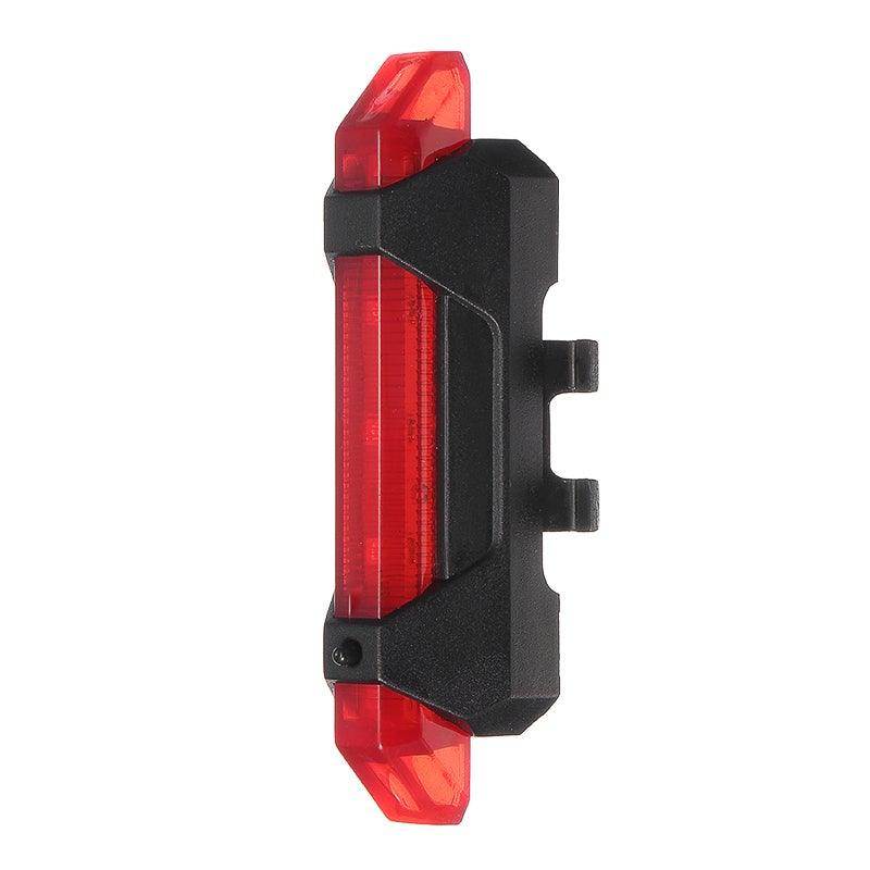Lampe de VTT rechargeable USB, étanche, feu arrière d'avertissement pour vélo, phare LED de vélo, feu arrière, lumière LED ultra lumineuse pour vélo, feu arrière de cyclisme étanche pour trottinette électrique