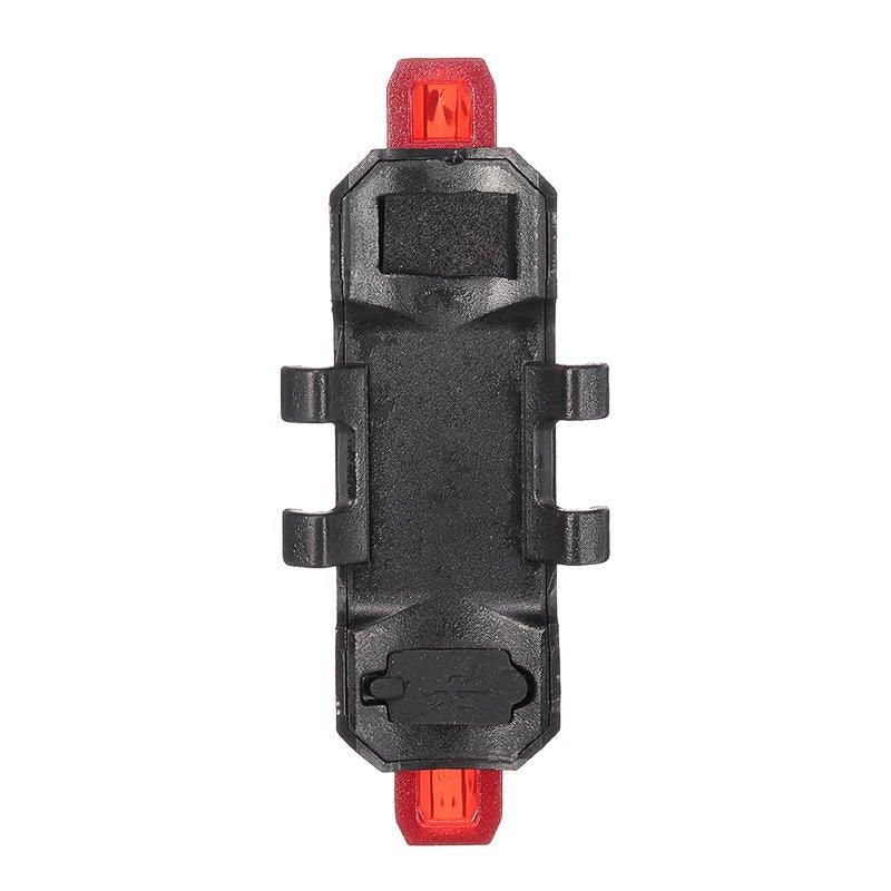 Lampe de VTT rechargeable USB, étanche, feu arrière d'avertissement pour vélo, phare LED de vélo, feu arrière, lumière LED ultra lumineuse pour vélo, feu arrière de cyclisme étanche pour trottinette électrique