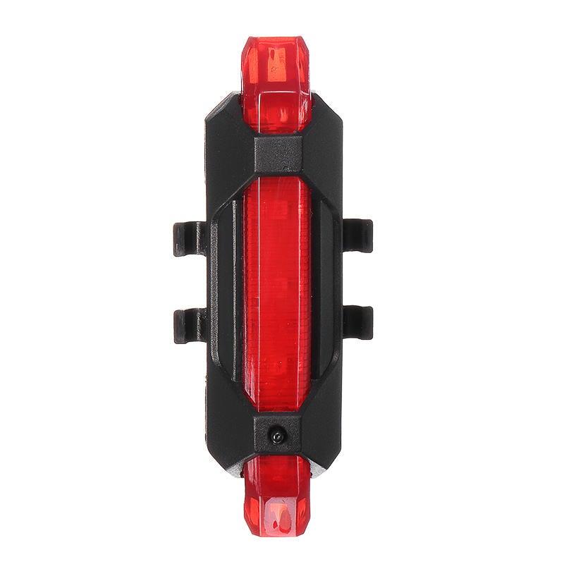 Lampe de VTT rechargeable USB, étanche, feu arrière d'avertissement pour vélo, phare LED de vélo, feu arrière, lumière LED ultra lumineuse pour vélo, feu arrière de cyclisme étanche pour trottinette électrique