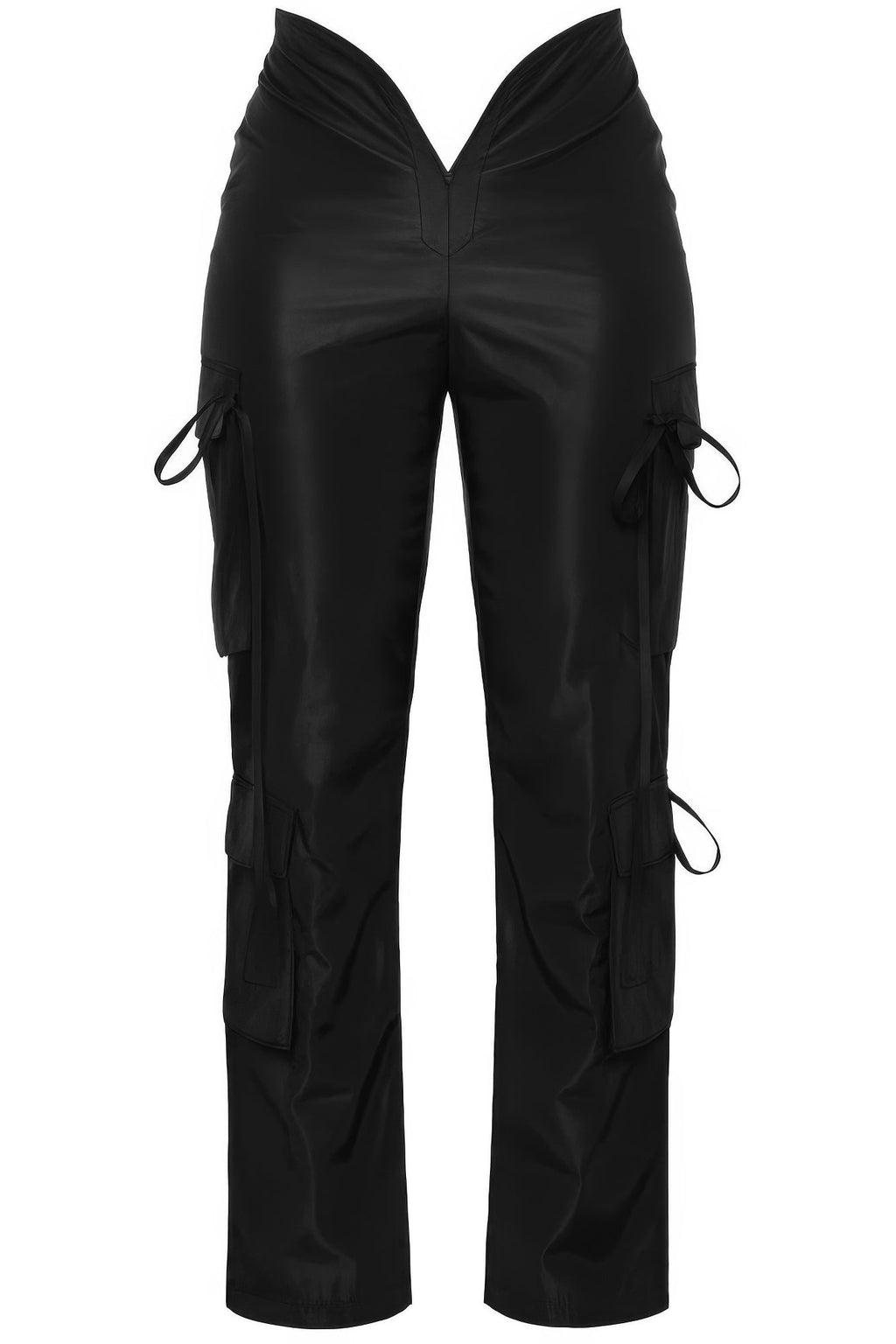 Pantalon cargo coupe en V