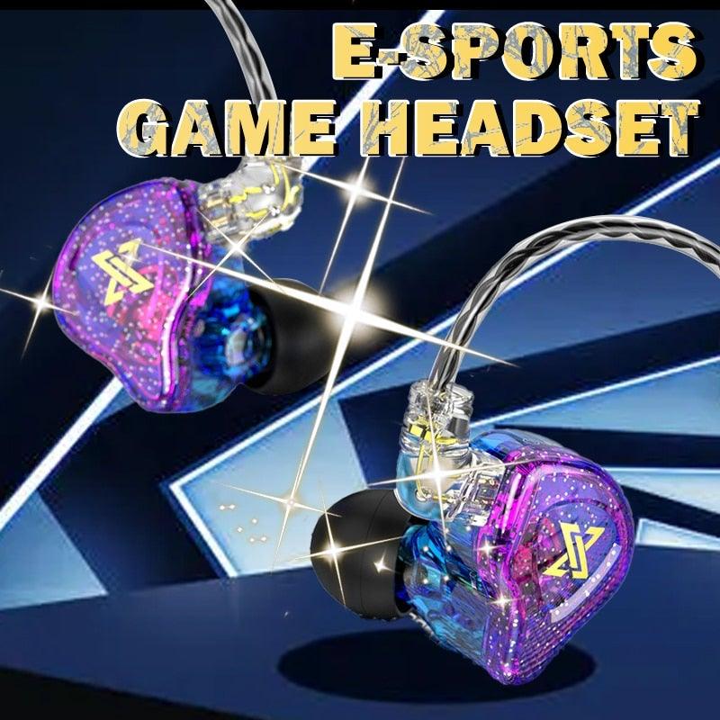 Casque supra-auriculaire sans fil V5.0 HD Stéréo avec micro, suppression passive du bruit, 9 heures d'autonomie pour le sport/la course QKZ AK6 MAX Écouteurs intra-auriculaires stéréo basses, filaires, suppression du bruit, étanches avec microphone