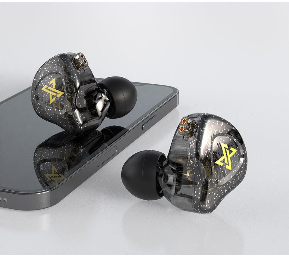 Casque supra-auriculaire sans fil V5.0 HD Stéréo avec micro, suppression passive du bruit, 9 heures d'autonomie pour le sport/la course QKZ AK6 MAX Écouteurs intra-auriculaires stéréo basses, filaires, suppression du bruit, étanches avec microphone
