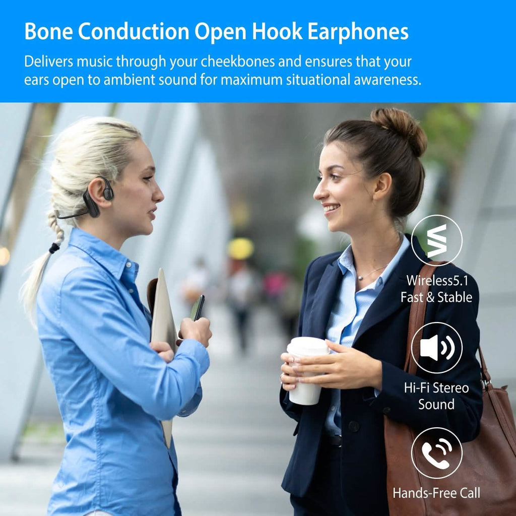 Casque sans fil à conduction osseuse V5.1