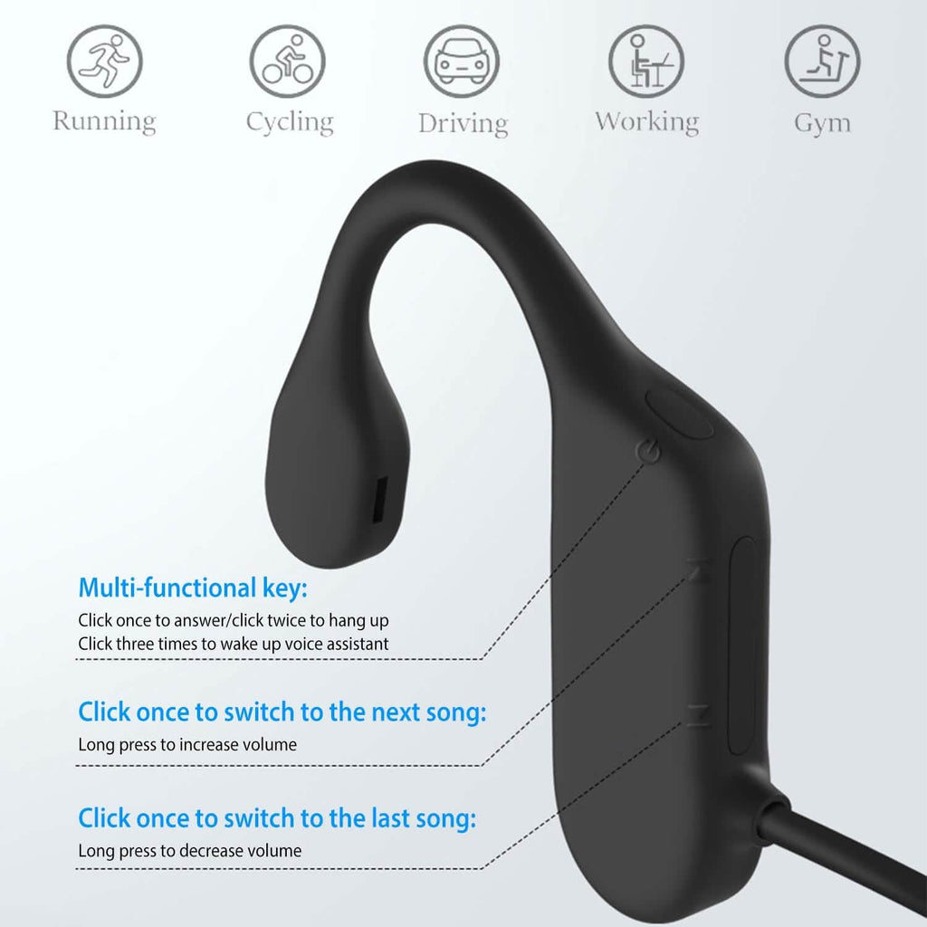Casque sans fil à conduction osseuse V5.1
