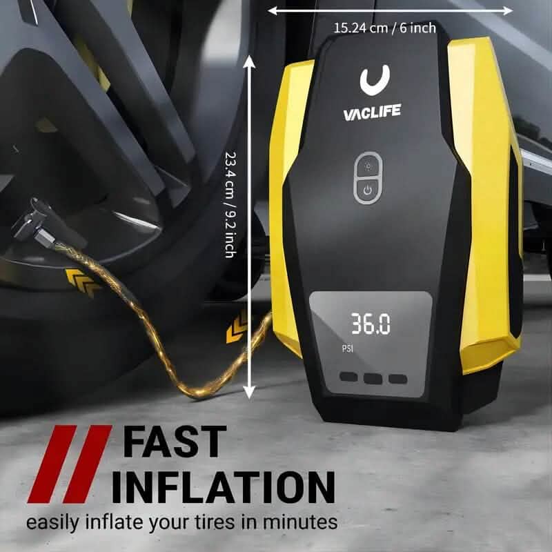 Compresseur d'air portable VacLife pour pneus