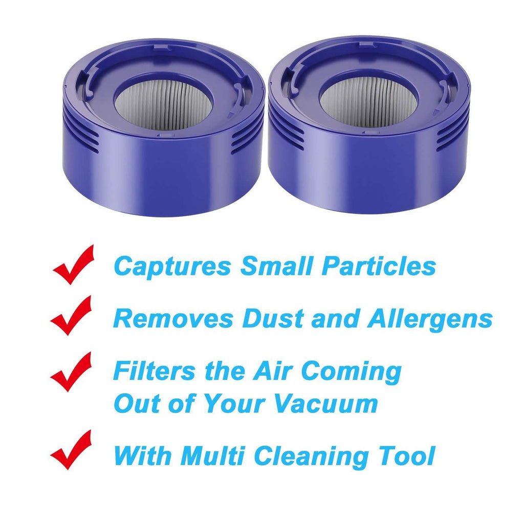 Kit de filtres HEPA de pré-moteur et post-moteur de rechange pour aspirateur