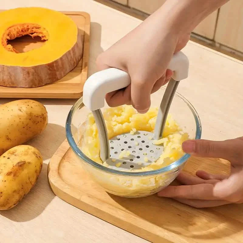Presse-purée avec poignée antidérapante