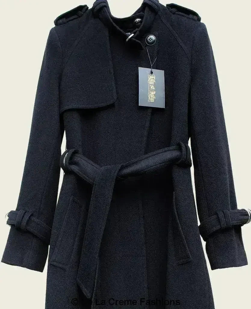 VENTURA - Trench-coat élégant et ajusté sans col