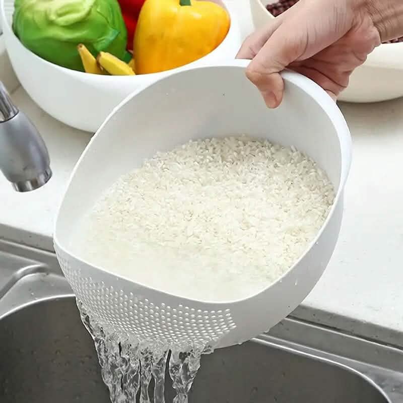 Panier de lavage de riz polyvalent