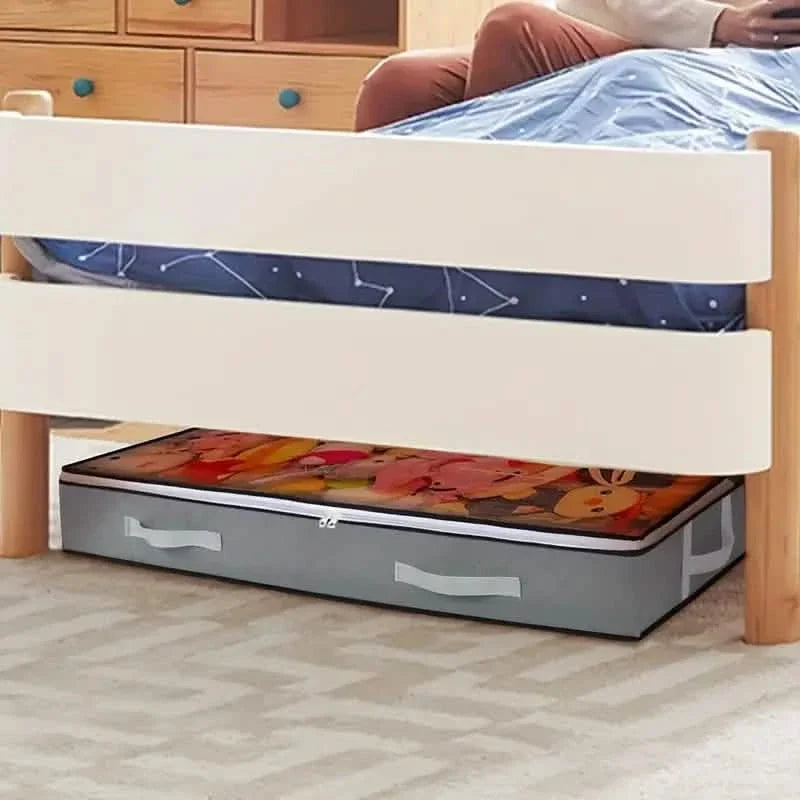 Organisateur de rangement polyvalent sous le lit avec poignées renforcées