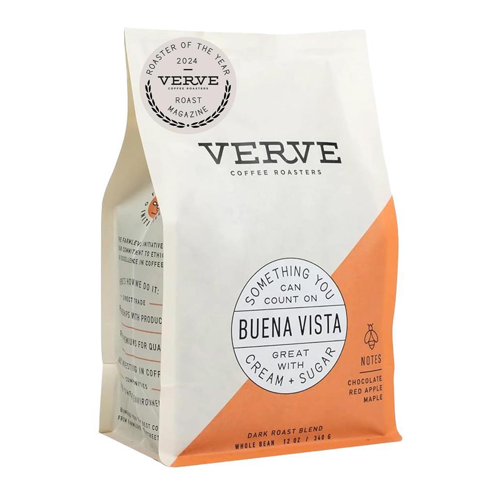Verve Coffee Roasters - Grains de café noirs « Buena Vista » (340 g)
