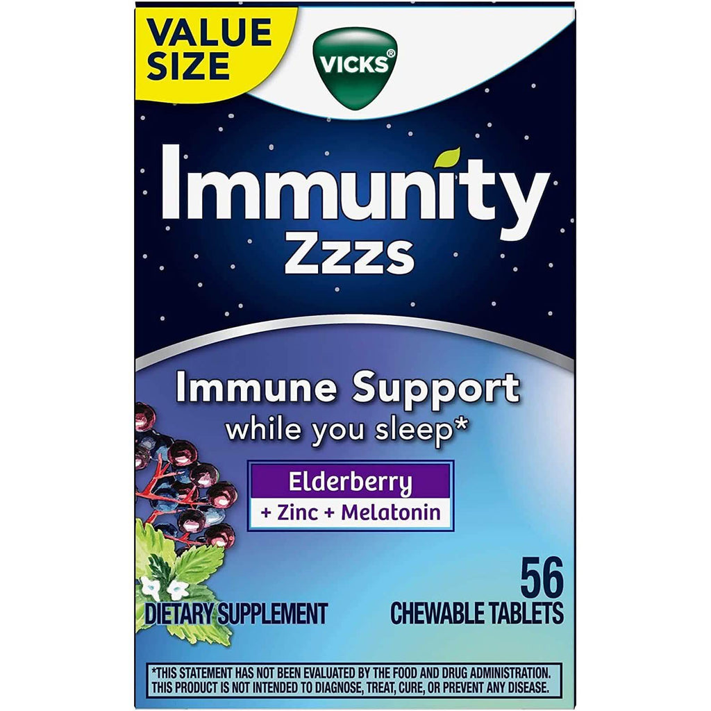 Vicks Immuno Zzzs Soutien Immunitaire Pendant le Sommeil