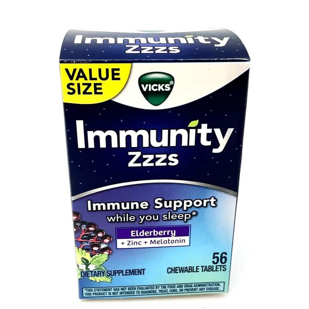 Vicks Immuno Zzzs Soutien Immunitaire Pendant le Sommeil