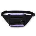 Sac banane vintage léger unisexe 3 fermetures éclair Sacs de taille en toile réglable Sac banane de fête