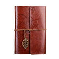 Carnet de notes journal en cuir PU vintage Rétro Livre Planners de voyage Fournitures de bureau et scolaires