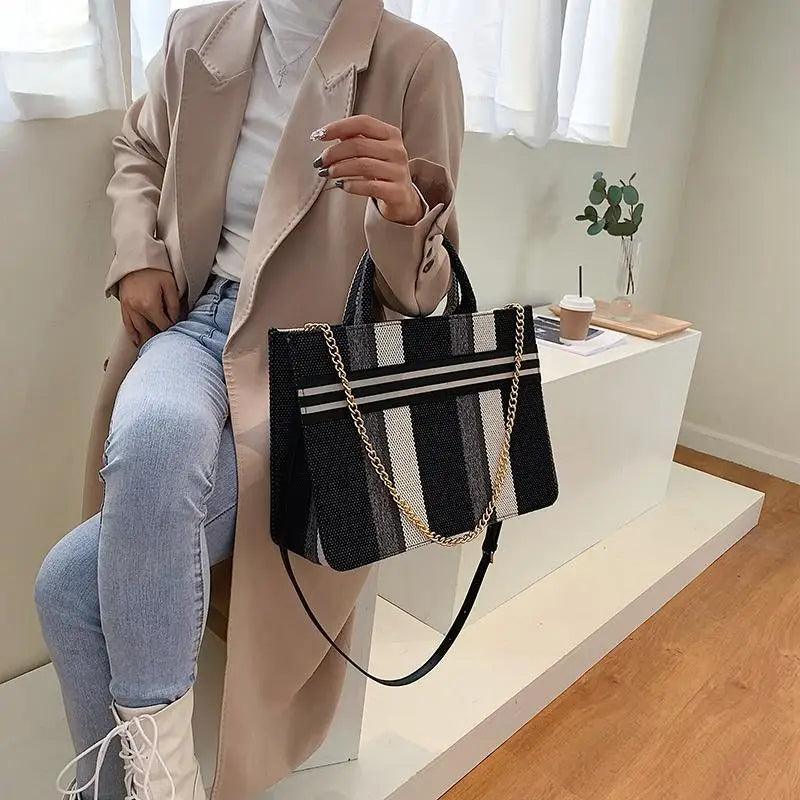 Sacs à main en toile de style vintage pour femmes, sacs décontractés grande capacité, sacs à bandoulière, sacs à bandoulière à la mode pour femmes