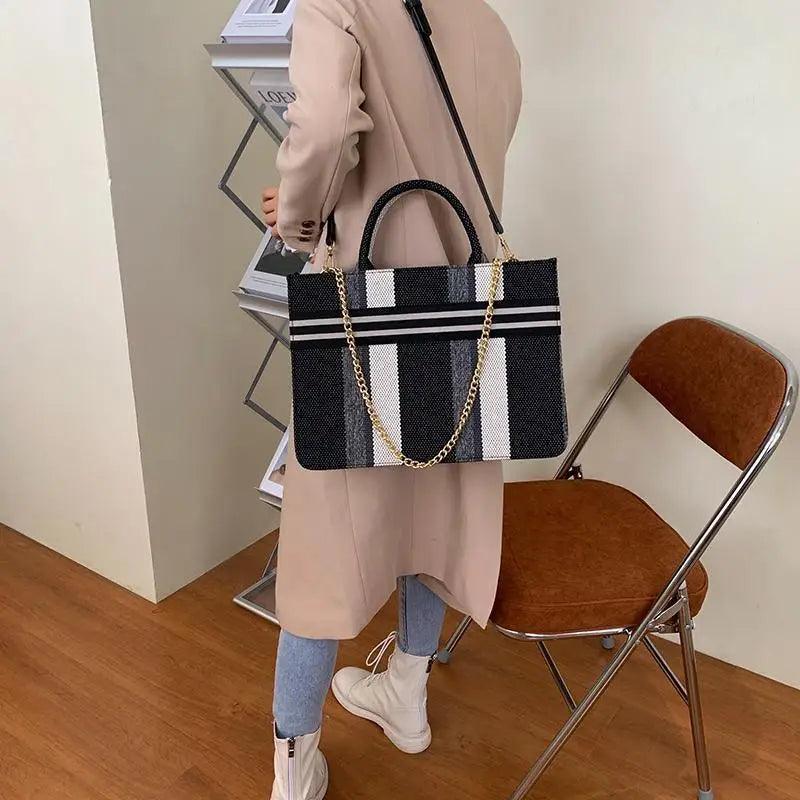 Sacs à main en toile de style vintage pour femmes, sacs décontractés grande capacité, sacs à bandoulière, sacs à bandoulière à la mode pour femmes