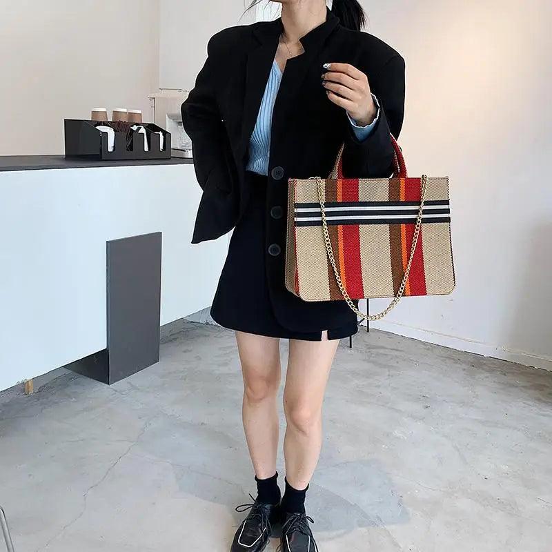 Sacs à main en toile de style vintage pour femmes, sacs décontractés grande capacité, sacs à bandoulière, sacs à bandoulière à la mode pour femmes