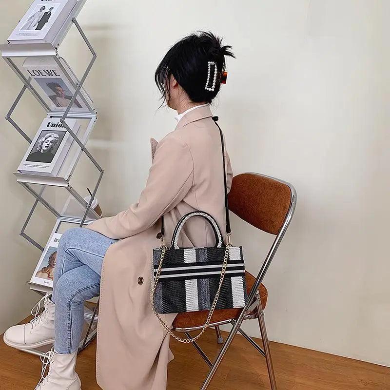 Sacs à main en toile de style vintage pour femmes, sacs décontractés grande capacité, sacs à bandoulière, sacs à bandoulière à la mode pour femmes