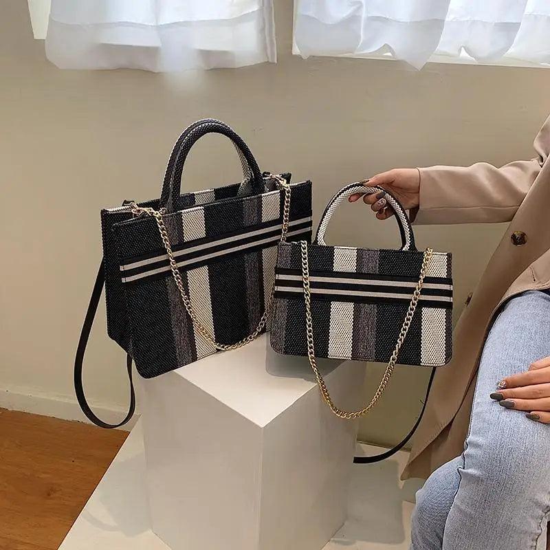 Sacs à main en toile de style vintage pour femmes, sacs décontractés grande capacité, sacs à bandoulière, sacs à bandoulière à la mode pour femmes