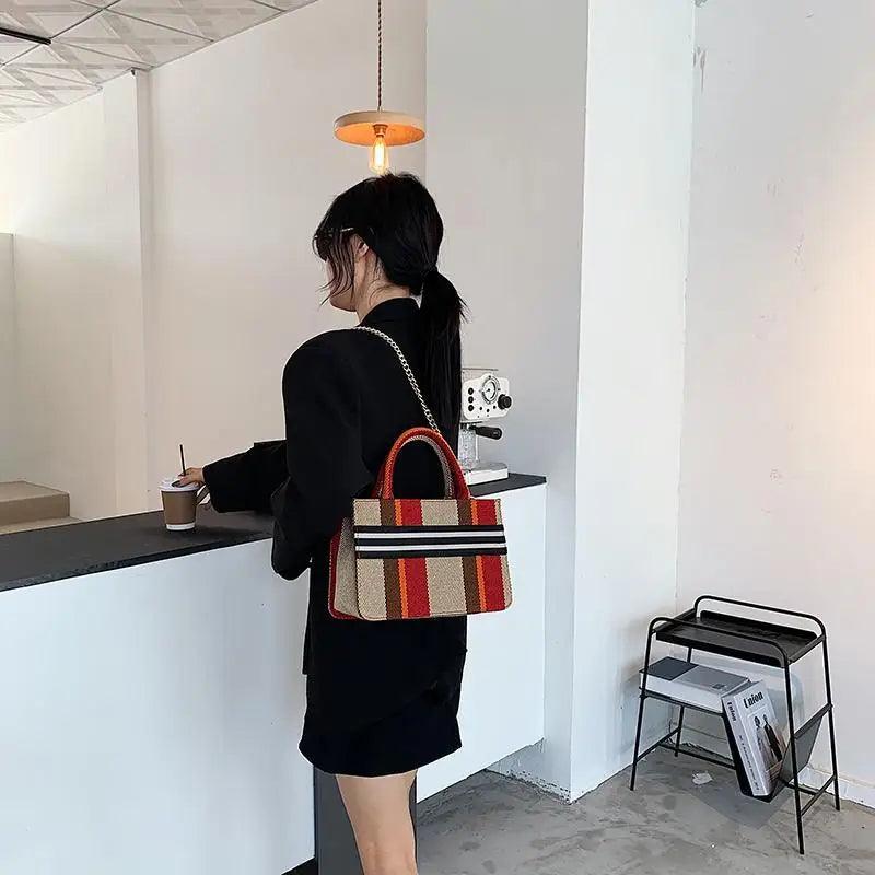 Sacs à main en toile de style vintage pour femmes, sacs décontractés grande capacité, sacs à bandoulière, sacs à bandoulière à la mode pour femmes
