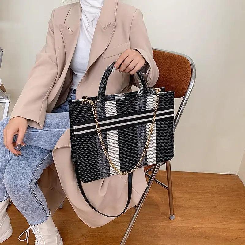Sacs à main en toile de style vintage pour femmes, sacs décontractés grande capacité, sacs à bandoulière, sacs à bandoulière à la mode pour femmes