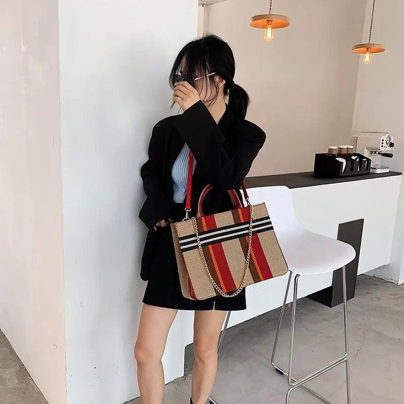 Sacs à main en toile de style vintage pour femmes, sacs décontractés grande capacité, sacs à bandoulière, sacs à bandoulière à la mode pour femmes