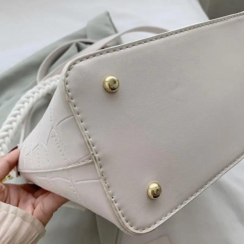 Sac à main seau pour femmes de style vintage, sac à bandoulière à motif de pierre, pour dames, sac féminin en bandoulière