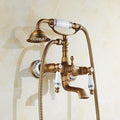 Ensemble de robinetterie de douche à effet pluie style vintage
