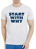 T-shirt Mélangé Manches Courtes Start With Why