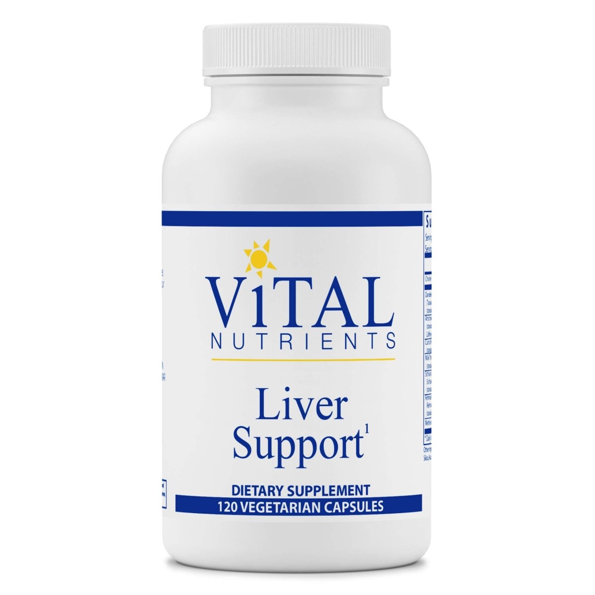 Vital Nutrients Soutien Hépatique 120 Vcaps