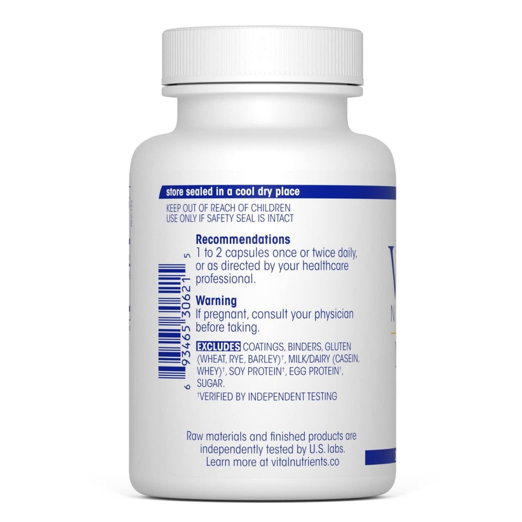 Vital Nutrients Glycinate/Malate de Magnésium 200 gélules végétales