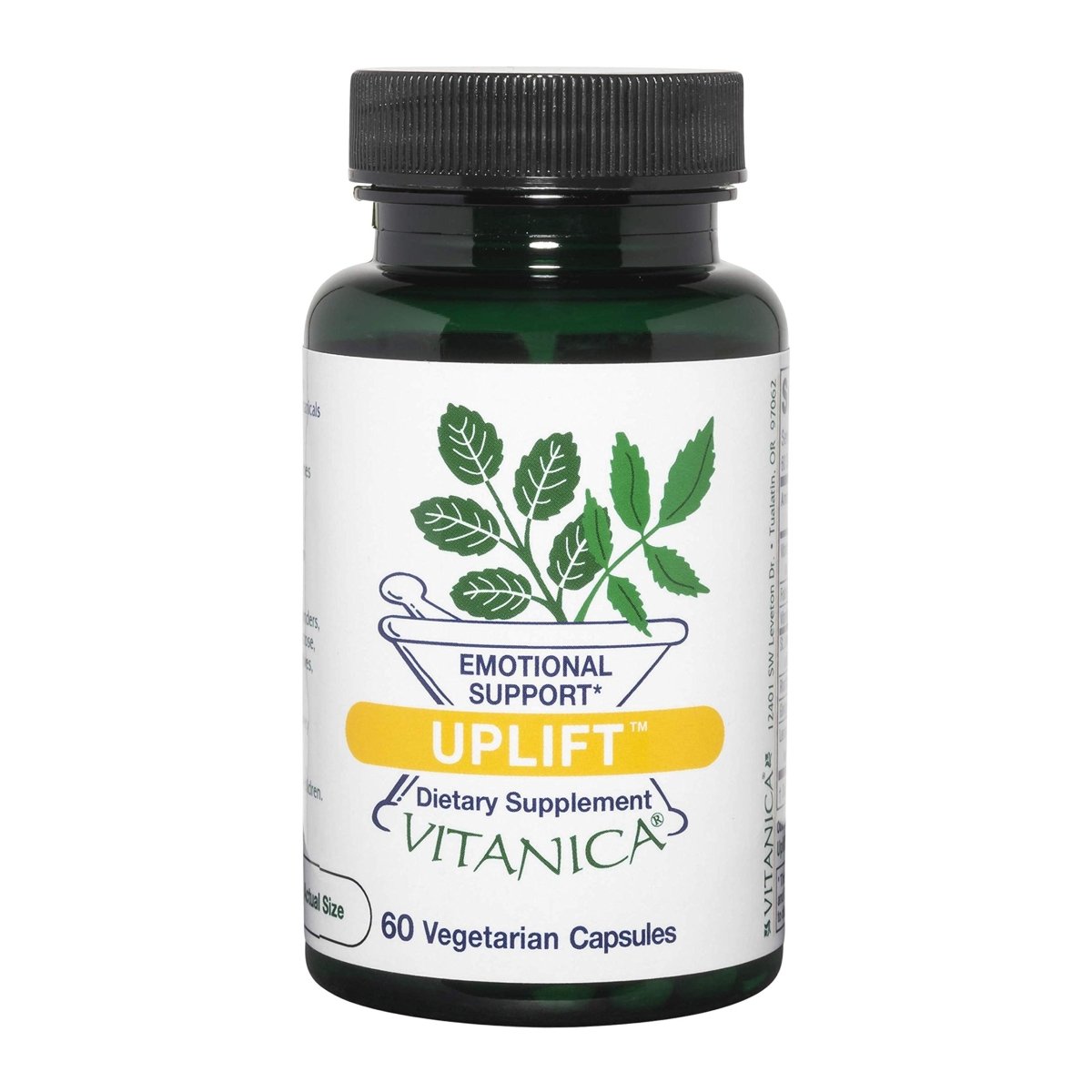 Vitanica Uplift, Soutien de l'humeur et émotionnel, Vegan/Végétarien, 60 gélules