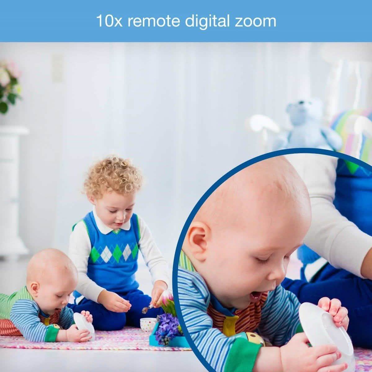 VTech VM981 Écoute-bébé vidéo HD sans fil extensible Safe & Sound