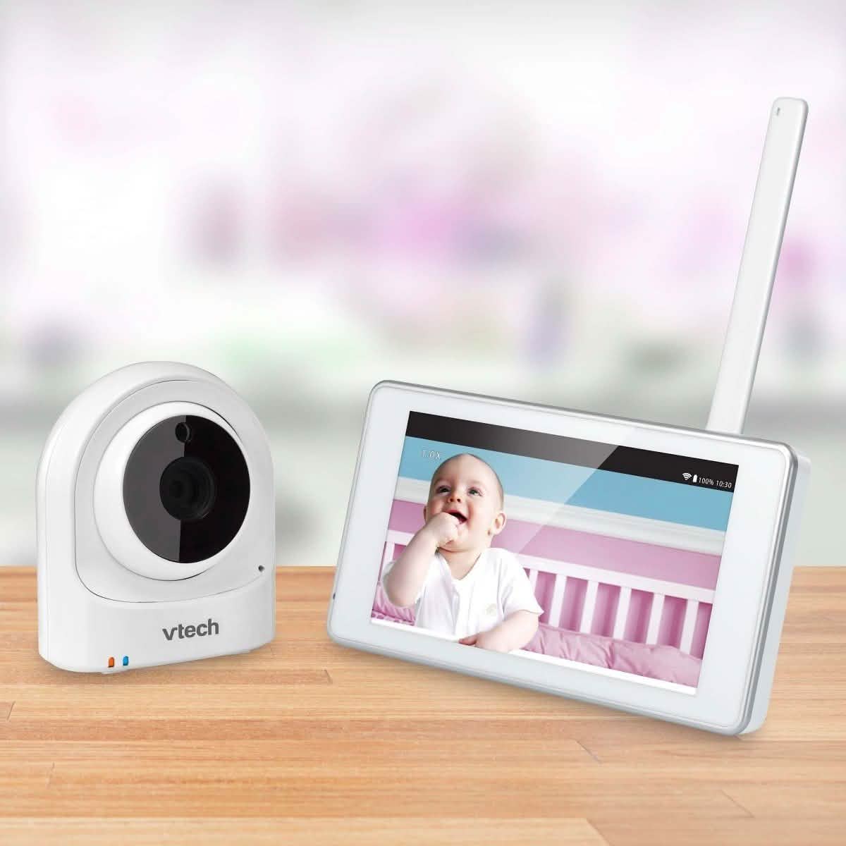 VTech VM981 Écoute-bébé vidéo HD sans fil extensible Safe & Sound