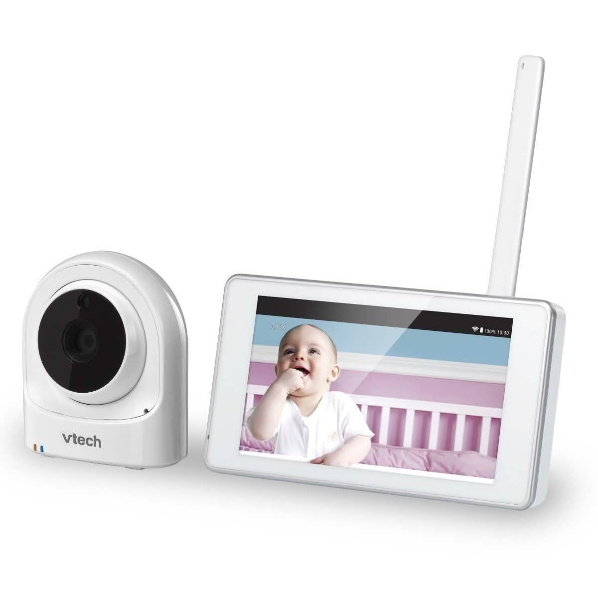 VTech VM981 Écoute-bébé vidéo HD sans fil extensible Safe & Sound