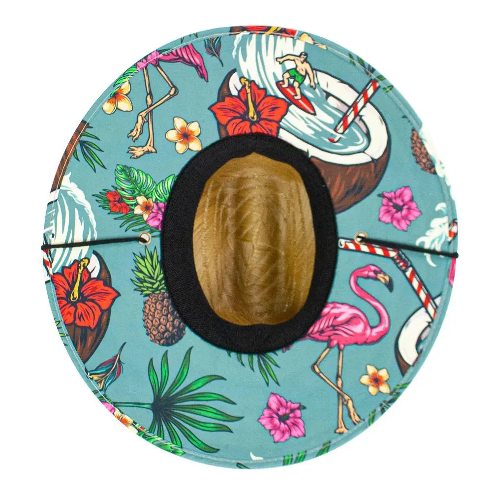 Peter Grimm Waikiki - Chapeau de sauveteur en paille de seigle