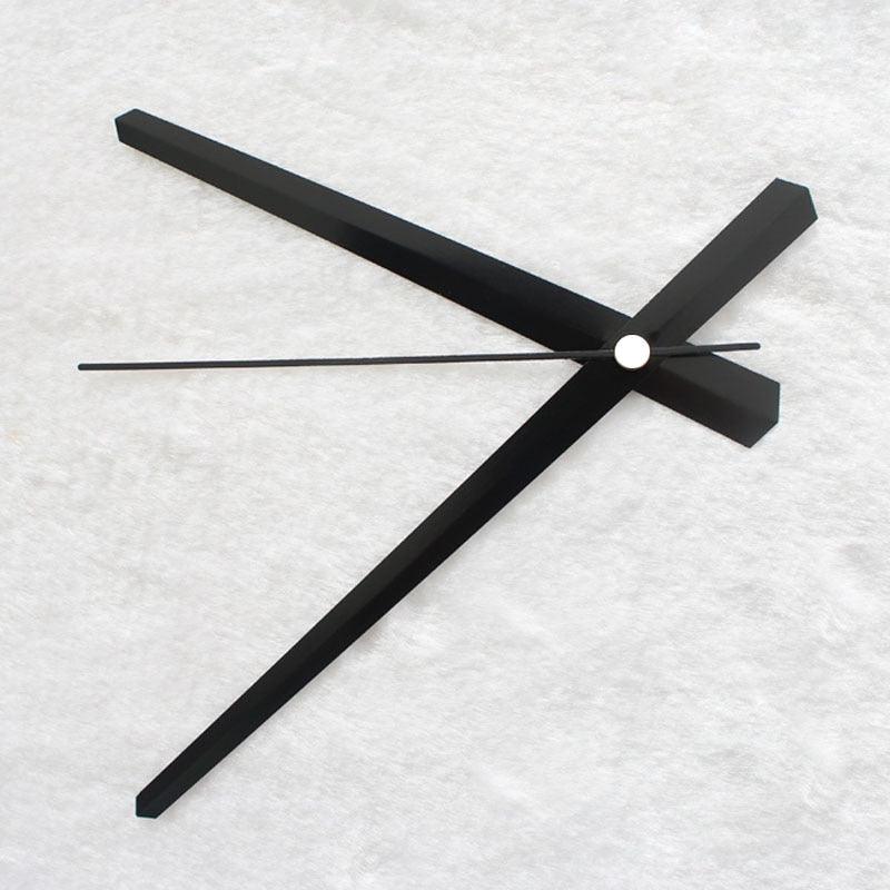 Aiguilles d'horloge murale Accessoires de kit d'horloge murale Aiguilles d'horloge 3D Horloge murale pour cuisine, bureau et décoration intérieure Mouvement d'horloge à quartz Accessoires de mécanisme Aiguille Pointeur Grandes horloges murales à quartz