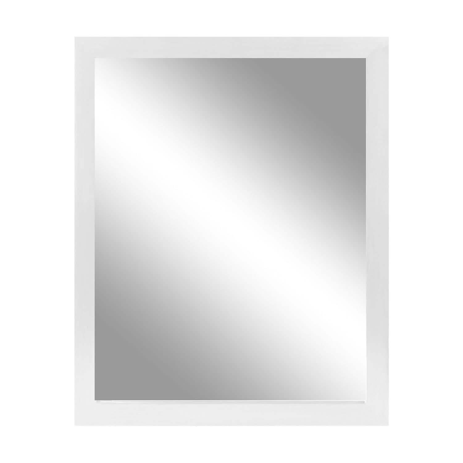 Miroir mural cadre effet bois rectangulaire miroir suspendu moderne
