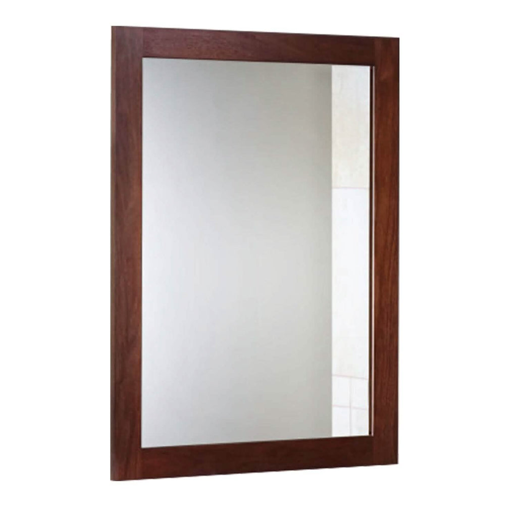 Miroir mural cadre effet bois rectangulaire miroir suspendu moderne