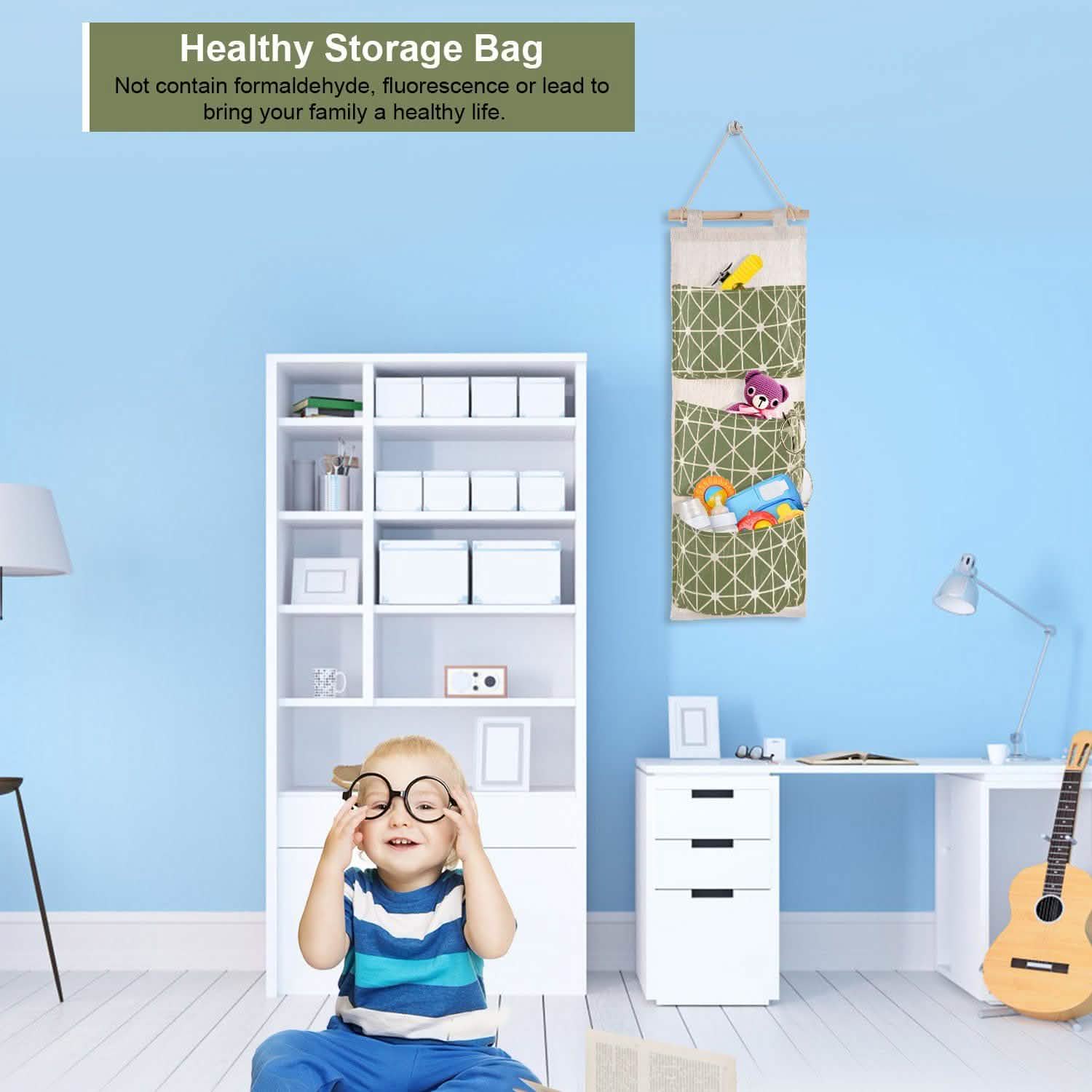 Sac de rangement mural pour porte de placard