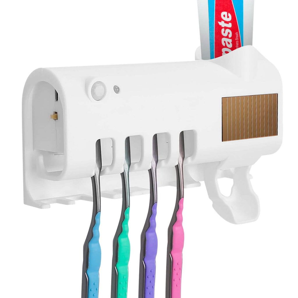 Support de Stérilisation UV Mural pour Brosses à Dents à Induction Infrarouge