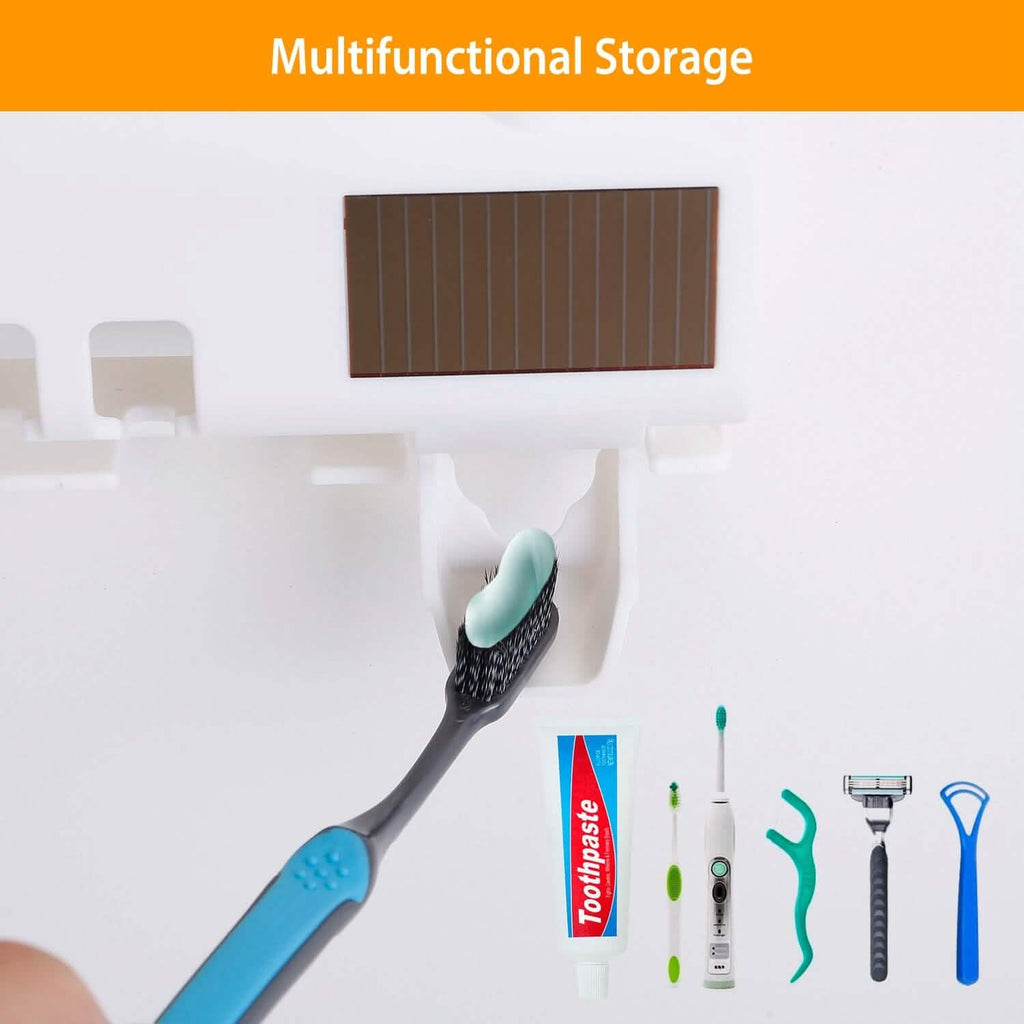 Support de Stérilisation UV Mural pour Brosses à Dents à Induction Infrarouge
